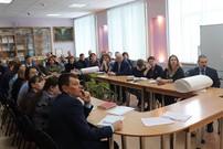 Встреча руководителя проектов АО «ПСР» Надежды Станиславовны Давыдовой с представителями проектных команд  1